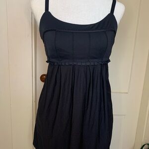 Lululemon athletica Pritti Ruffle Tank size 6 black
